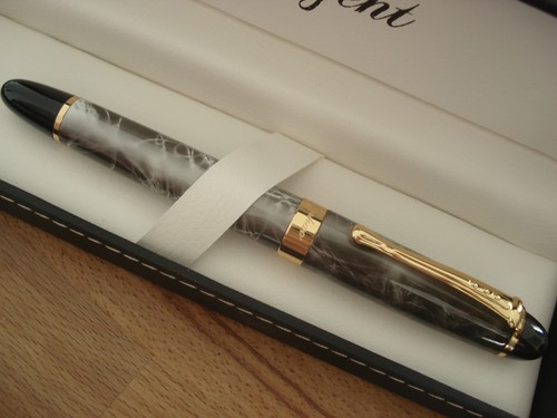 Stylo roller marbré très - stylo,