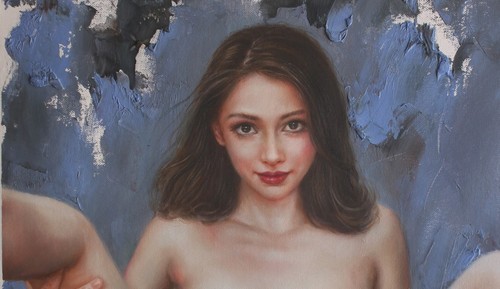Tableau peinture érotique - peinture,