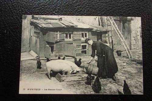 France carte postale aveyron - france,