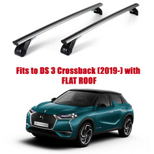 Premium Barres de Toit Pour DS 3 Crossback (2019 Avec Plat Toit AL303/421M