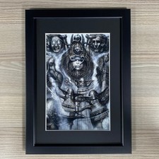 Art Encadré H.R. Giger. Sci-Fi, Fantaisie, Biomech, Biomécanique, Alien