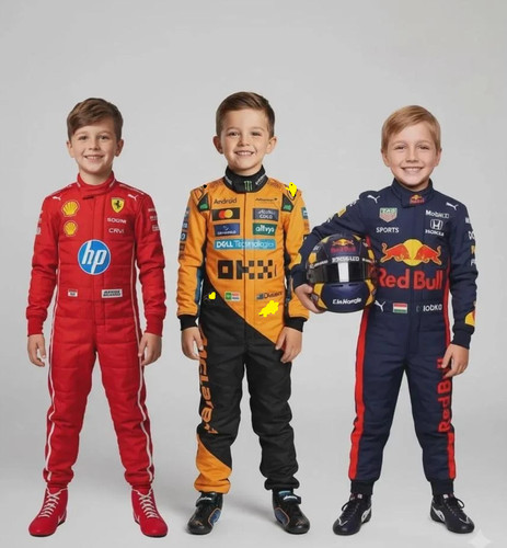 Kid kart racing - kid, suit