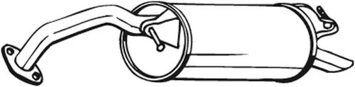 Silencieux final 228 471 bosal - silencieux,