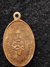Médaille religieuse XIXème sacré coeur de jesus