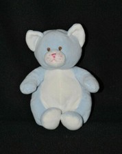 Peluche doudou chat GIPSY bleu