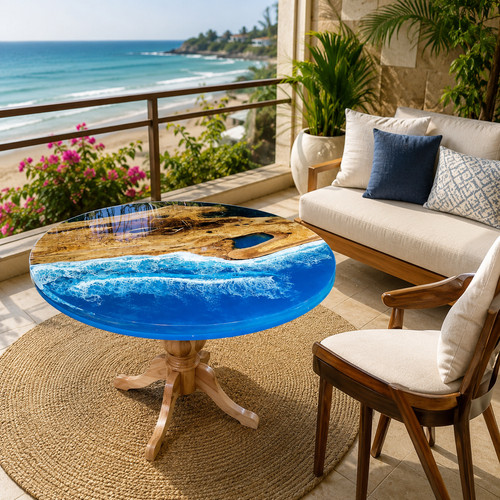 Table basse ronde - , en