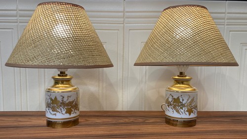 Paire lampes céramique - de,