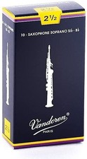 Vandoren Soprano Saxophone Sib-Bb 2.5 Strength Reed 10-Pack SR2025