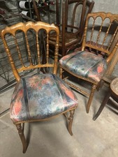 3 chaise  fauteuil Epoque Napoleon III Louis XVI 