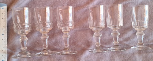 6 verres à liqueur - 3+2+1, =