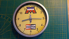 Horloge murale Motobécane Bougie Champion