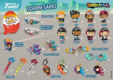 Funko Street - Surprise de votre choix (VD311 - VD370) Kinder Joy Italie 2022