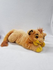 Peluche range pyjama vintage 55 cm roi lion simba disney jemini