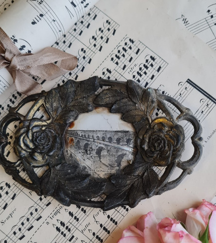 Ancien cendrier vide - ancien,