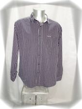 A - Chemise Rayée Bleu Marine Mauve  Oliphil  Taille XXL