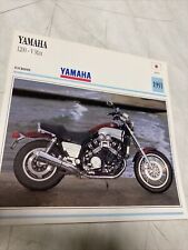 Yamaha 1200 VMax 1991 VMX12 fiche carte moto de collection Atlas Japon