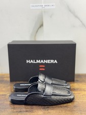 HALMANERA Sabot En Cuir Noir