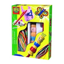 SES CREATIVE Tricotin - Avec fils de différentes couleurs