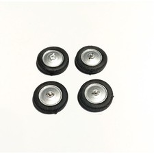 4 roues pour Voisin C28 - En résine, pneu souple - Ech. 1/43