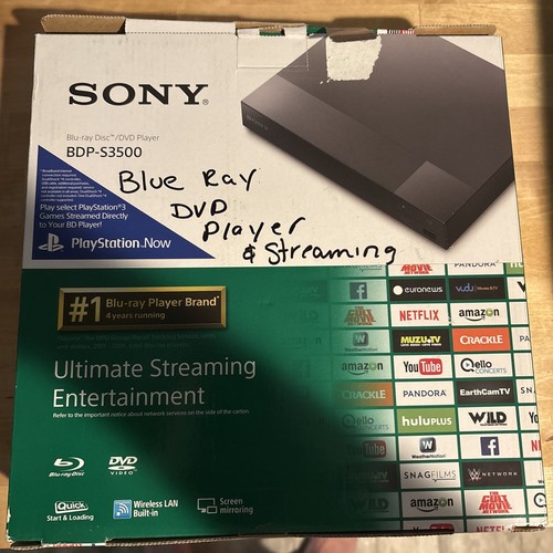 Sony bdp s3500 blu - blu-ray, dvd
