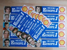 20 autocollants Radio - VIVEZ EN EUROPE 1 / SHELL