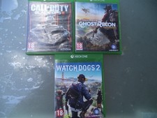LOT  jeux XBOX ONE watch dogs 2+ghost recon+call of duty