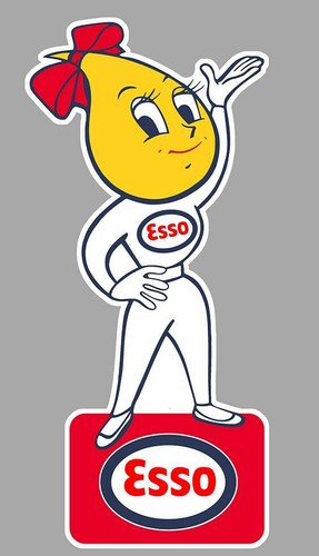 Esso sticker vinyle - (, mme