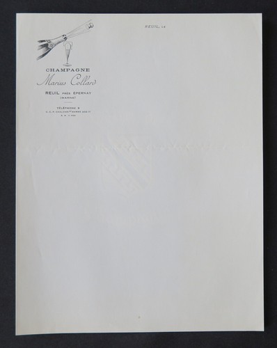 Lettre vierge champagne - lettre,