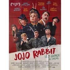 JOJO RABBIT French Movie Poster  - 47x63 in. - 2019 - Taika Waititi, Roman Griff
