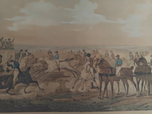 Carle vernet gravure - carle, course