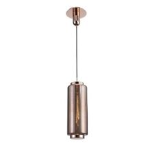 Lustre Verre Suspension Design Moderne Cuivre 1 Lumière MN-49