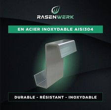 ® - Z-Clips pour serres - 100 pièces - en acier inoxydable AISI 304 - pour pl...