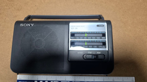 Sony icf portable am - portable, fm/am