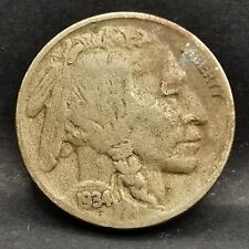 5 CENTS BUFFALO NICKEL 1934