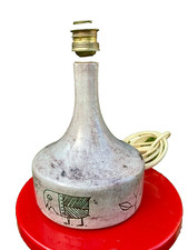 Lampe en céramique de Jacques Blin 1950 Oiseaux