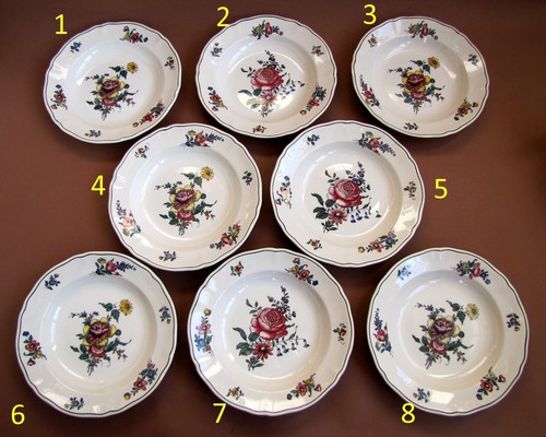 Assiette décor vieux - assiette,