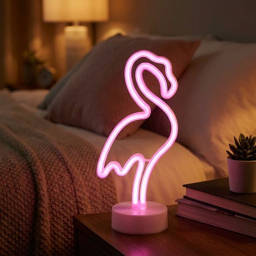 Lampe table néon - table,