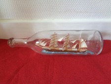 MAQUETTE BOUTEILLE EN VERRE BATEAU VOILIER 3 MATS ANTIFER