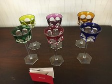 8 verres Malmaison couleur en