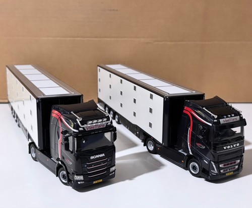 Remorque bétail scania - remorque, +