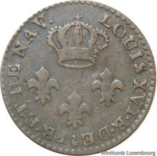 D9846 Faux Epoque French Guiana 2 Sous Louis XVI Colonie Cayenne 1789 A Paris