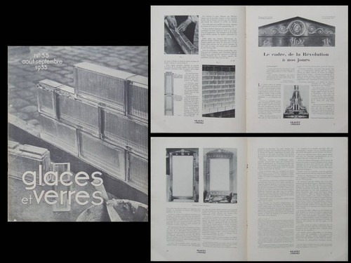 Glaces verres 35 1933 - et,