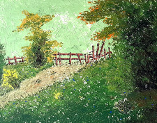 Acrylique sur toile , artiste B Jost , 2025 , 41 x 33 cm , ref Artmajeur .