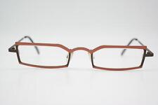 Vintage Lunettes Theo Belgium defender TITANIUM Cuivre Bronze Carré Monture