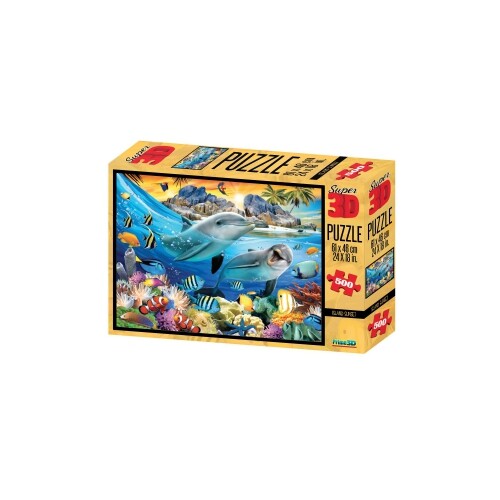 Puzzle 500 pièces - 500, Île