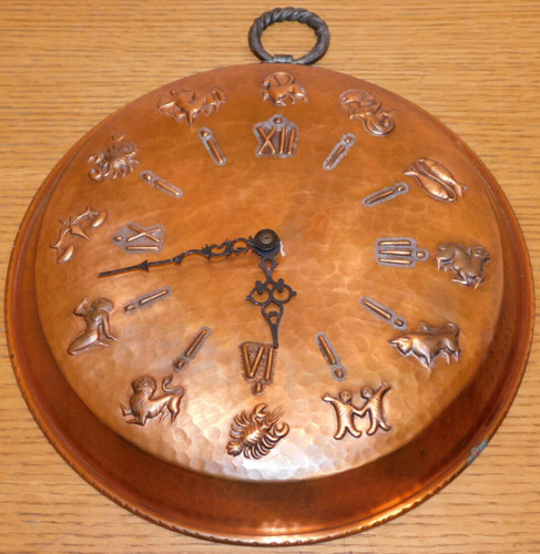 Vintage horloge brac cuivre - horloge, en