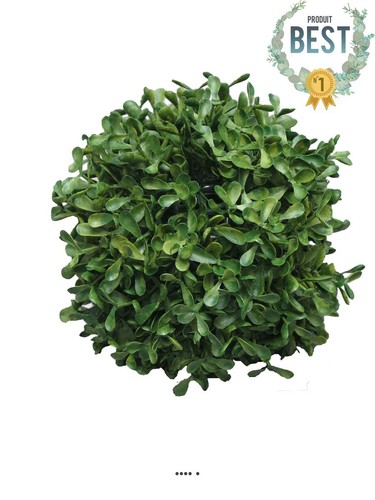 Boule buis factice feuilles - de,