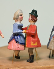 c1880 Miniature wood carved