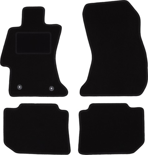 Tapis sol velours noir - tapis, de