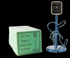 Train echelle O HORNBY SIGNAL 4 FEUX;vers 1938 / jouet ancien 